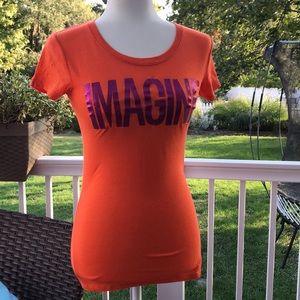 NWOT Vintage Pink Victoria’s Secret “Imagine” 💜 T